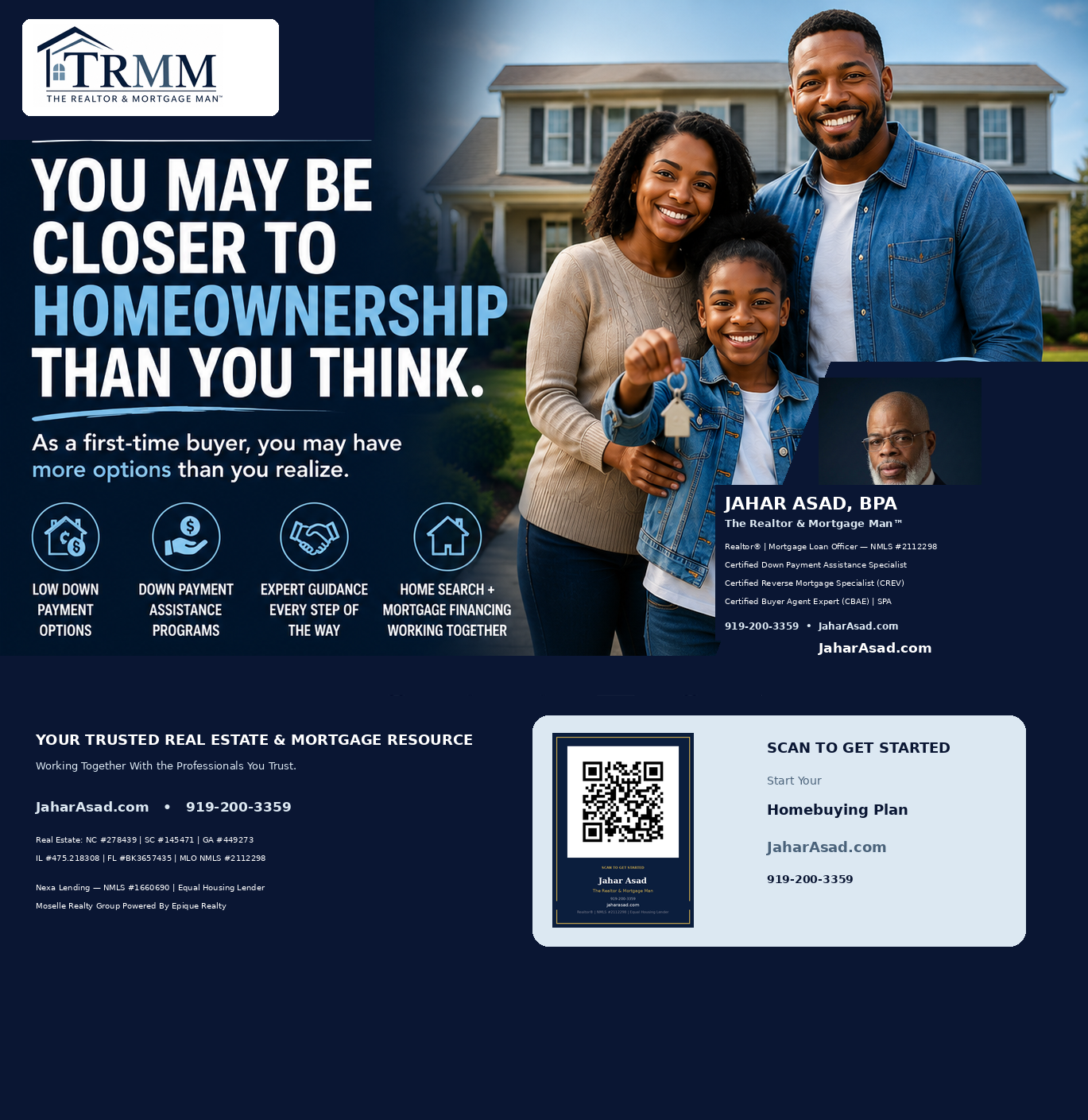 First-Time Homebuyer campaign from Jahar Asad, The Realtor and Mortgage Man